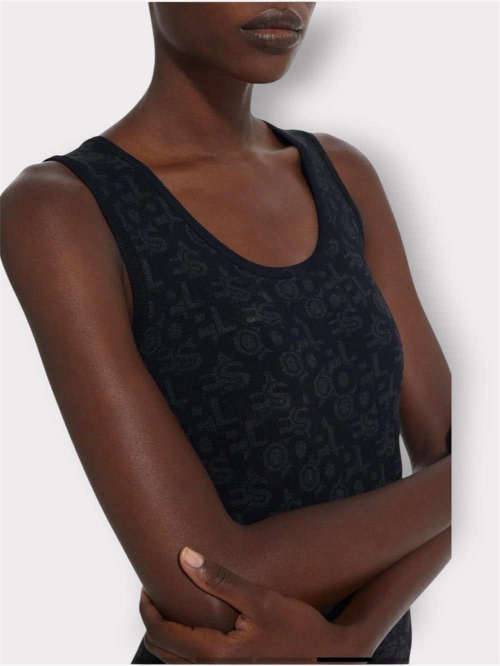 THE KOOPLES French Luxury “Robe Jacquard Logo All Over” Bodycon Dress NWT - Picture 4 of 16